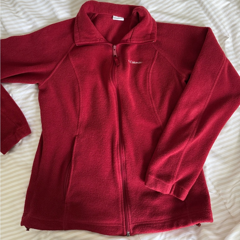 Columbia Women's Red Fleece Jacket